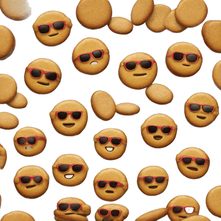 Lebkuchen mit Sonnenbrille emoji