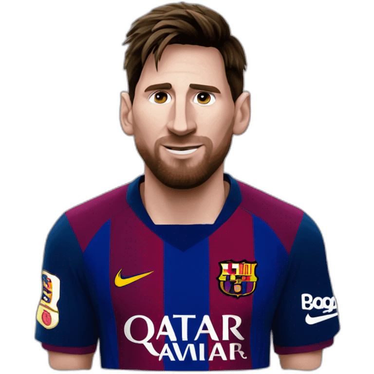 Leo messi Barcelona emoji