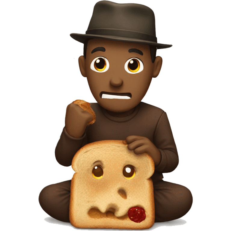 freddy eating bread emoji