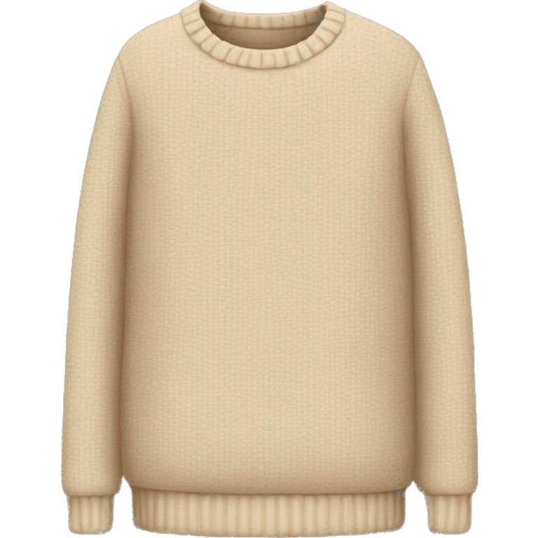 Beige jumper emoji