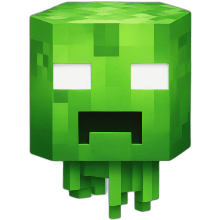 Minecraft creeper emoji