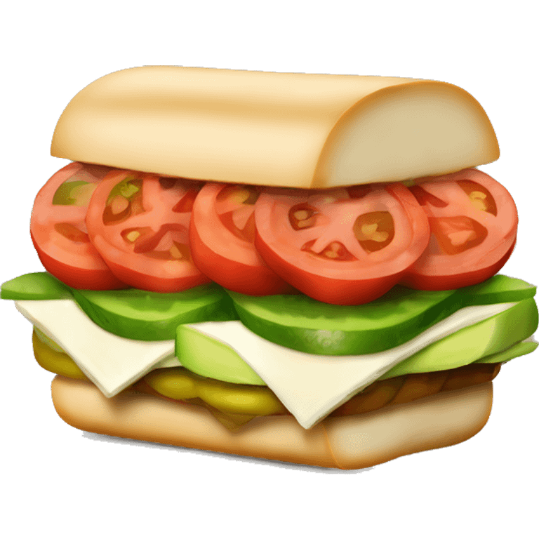 sandwich lomito italian (lomito, tomate, palta y mayonesa solamente) emoji