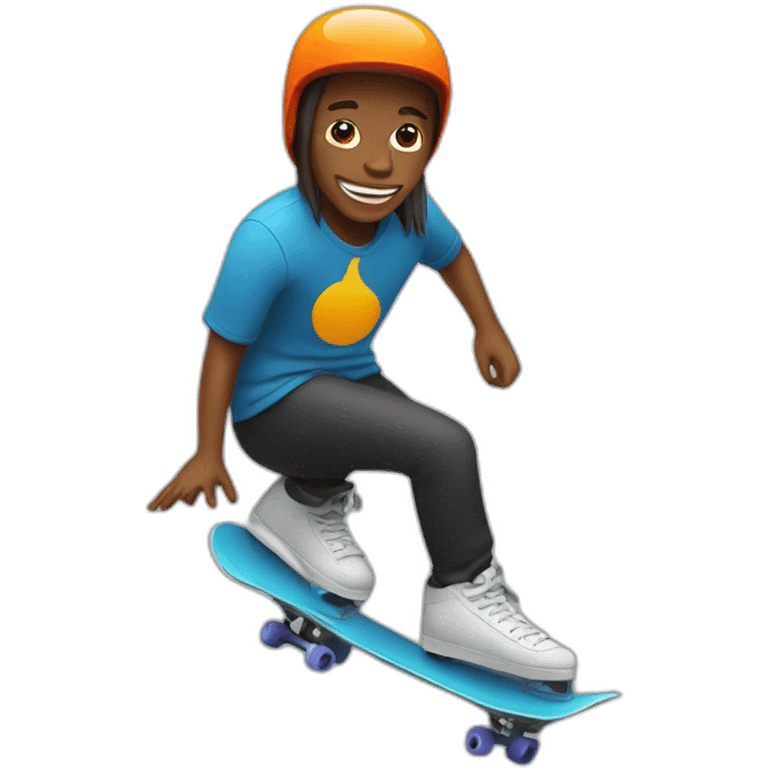 skater in bowl emoji