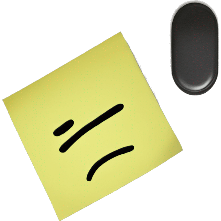 a sticky note emoji