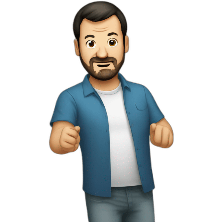 Matteo Salvini comics emoji