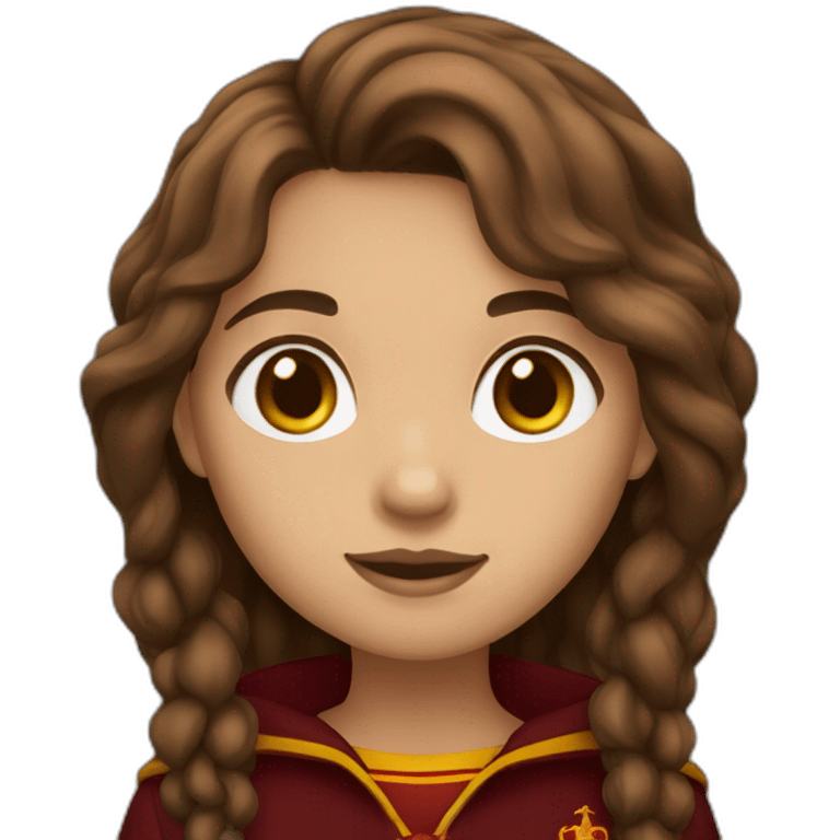 gryffindor girl brown hair emoji