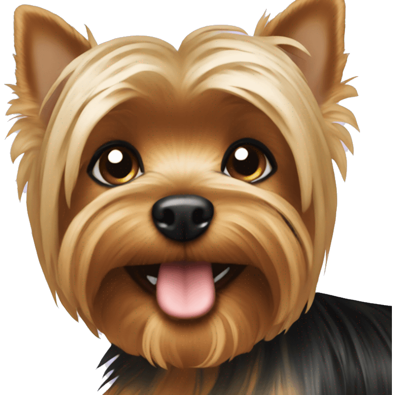 A yorkie  emoji