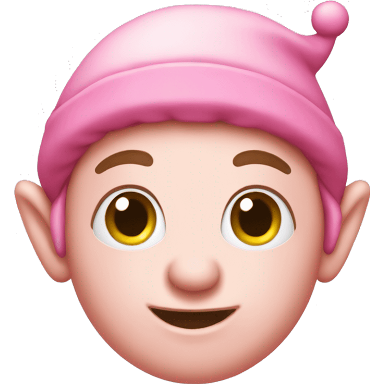 Pink elf emogi emoji