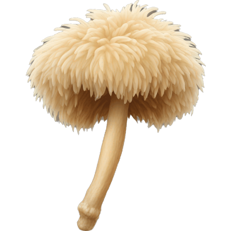 Hericium erinaceus lion's mane emoji