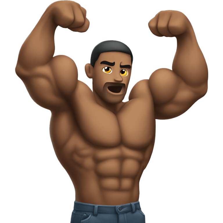 emoji flexing biceps muscle emoji