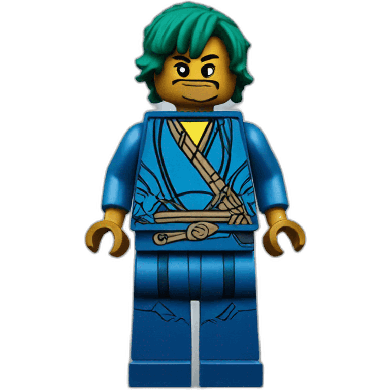 Lego ninjago blue emoji