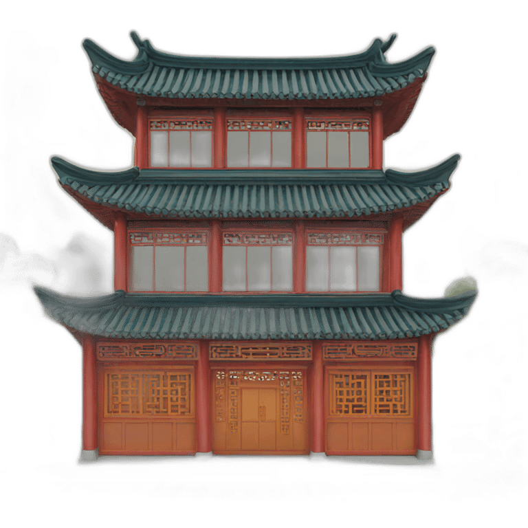 A Chinese building emoji