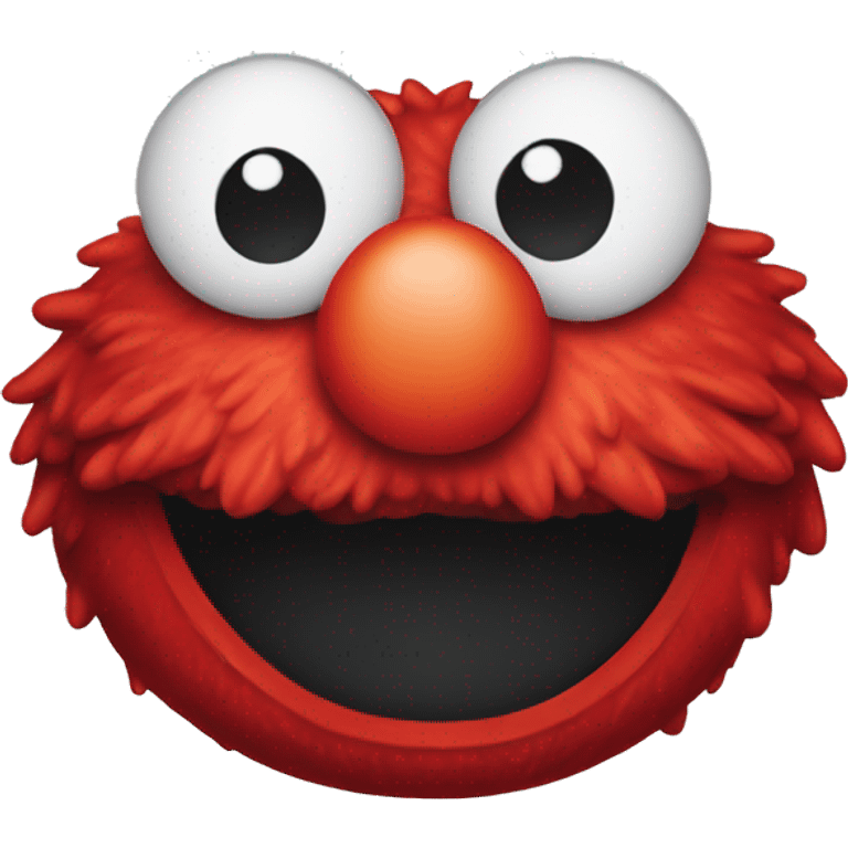 Cute Elmo head emoji