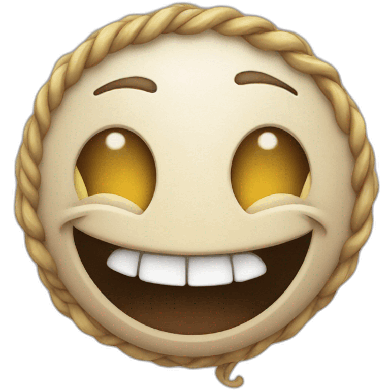 a twisted smiler emoji