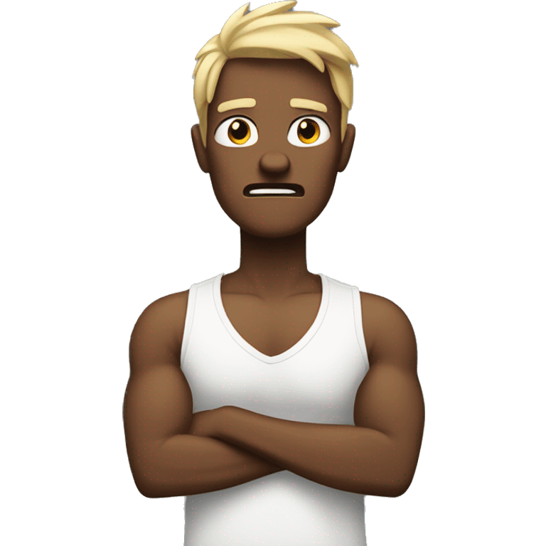 White person Angry hands on hips  emoji