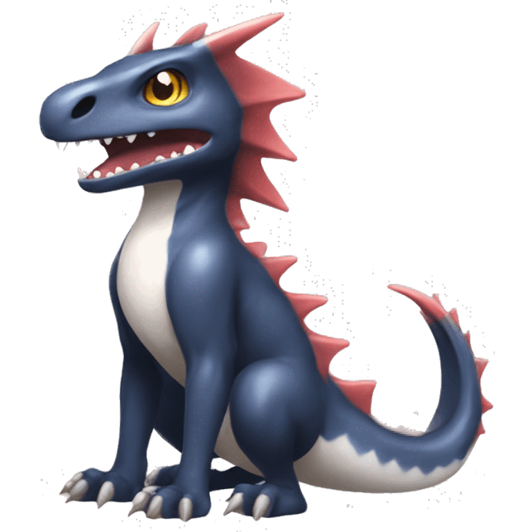 Cute Nargacuga-Fakémon full body emoji