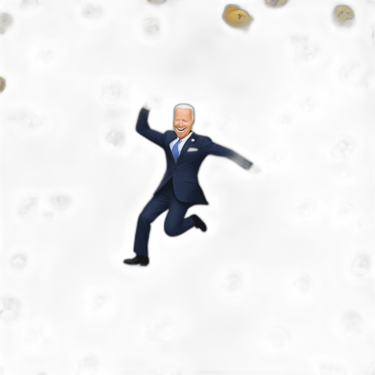 Joe biden falling emoji