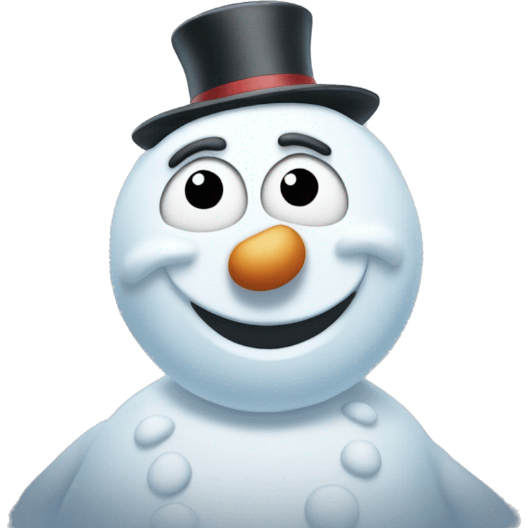 Frosty the snowman emoji