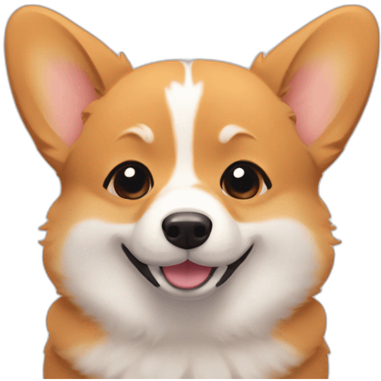 corgi wants to cuddle emoji