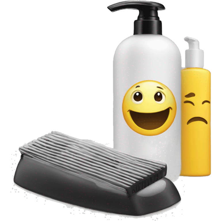 shampoo next to razor emoji