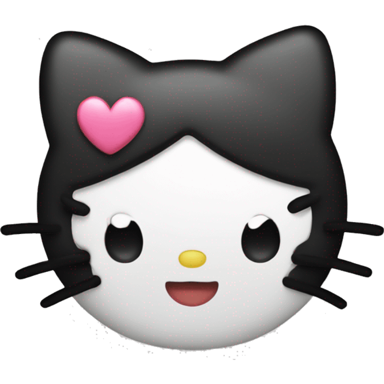 hello kitty face kiss  emoji