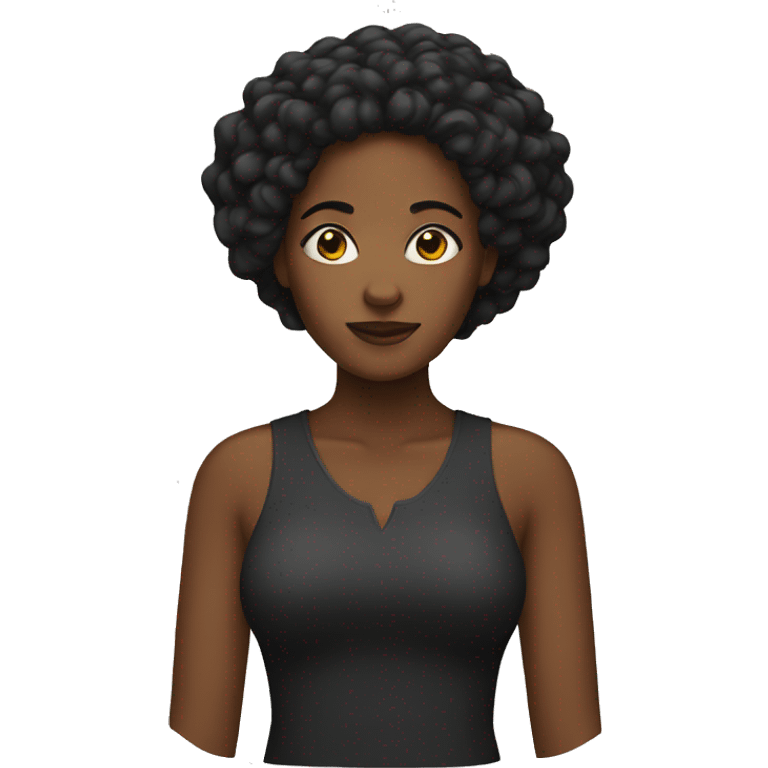 Black woman emoji