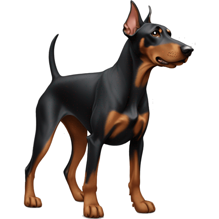 Doberman pincher emoji