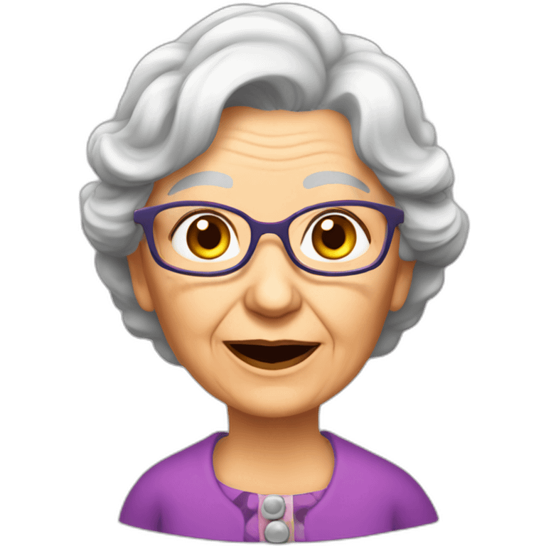 Granny jeux vidéo emoji