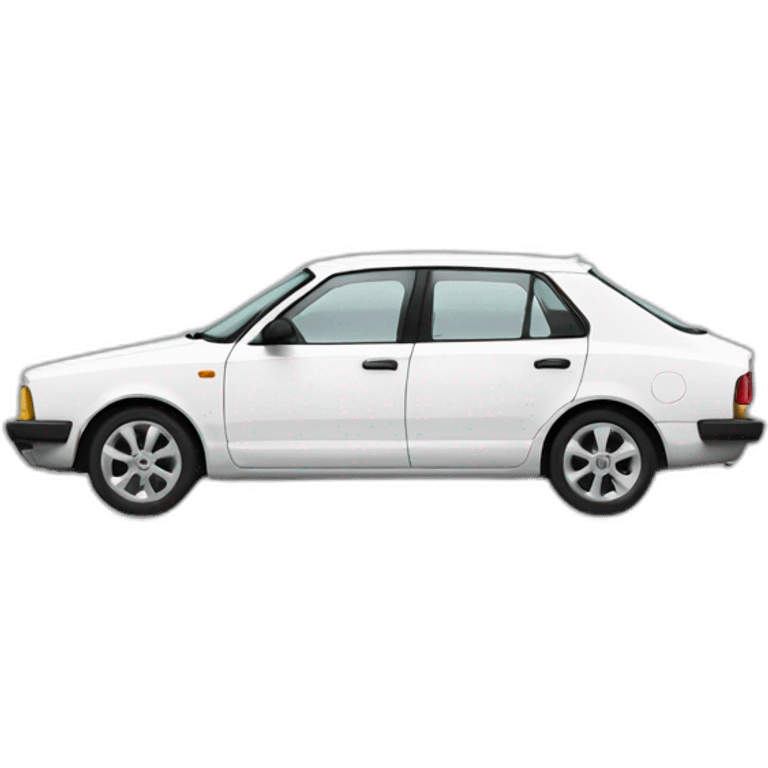 White skoda 120 emoji