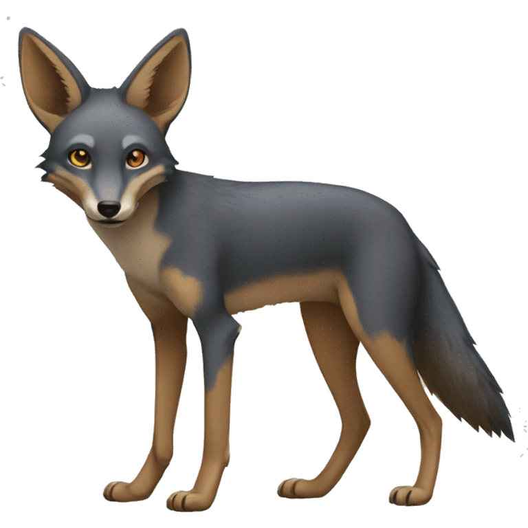 Jackal Full Body emoji