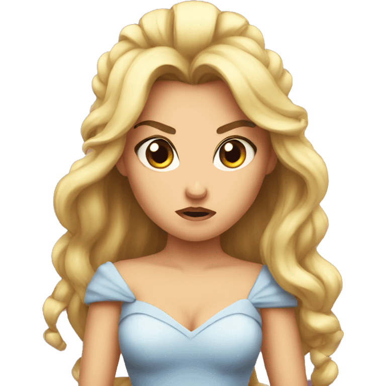 princess angry emoji