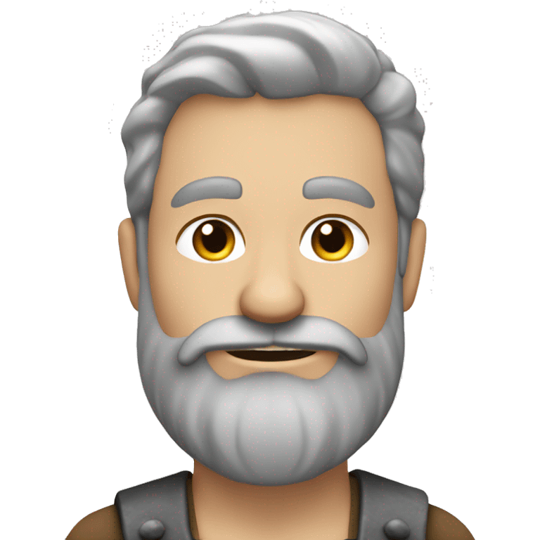 british white blacksmith with beard emoji