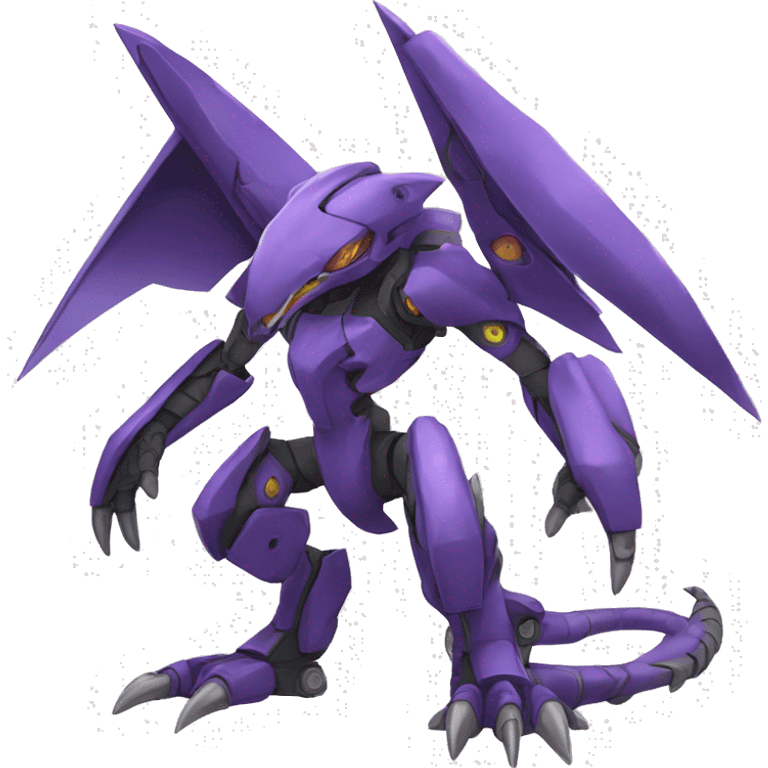  Cool Edgy Godly Futuristic Digimon-Fakemon-Genesect-Reptile full body emoji