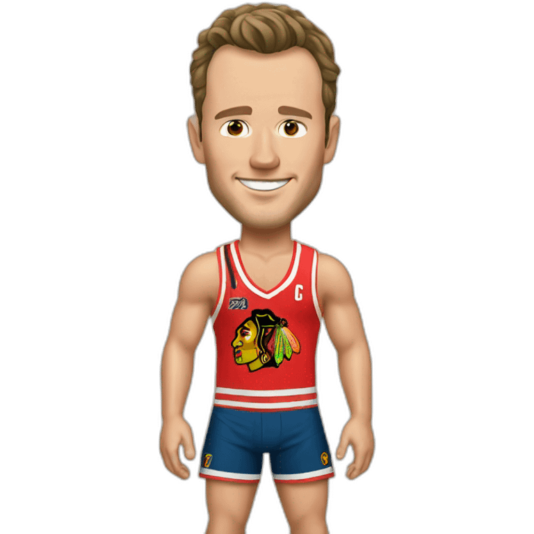 Jonathan Toews as a beach bum  emoji