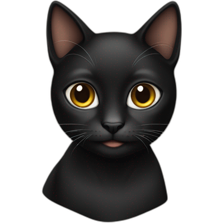 black female cat emoji