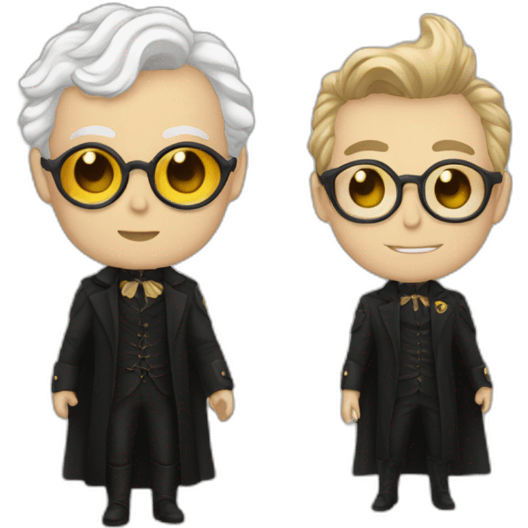 Aziraphale et Crowley  emoji