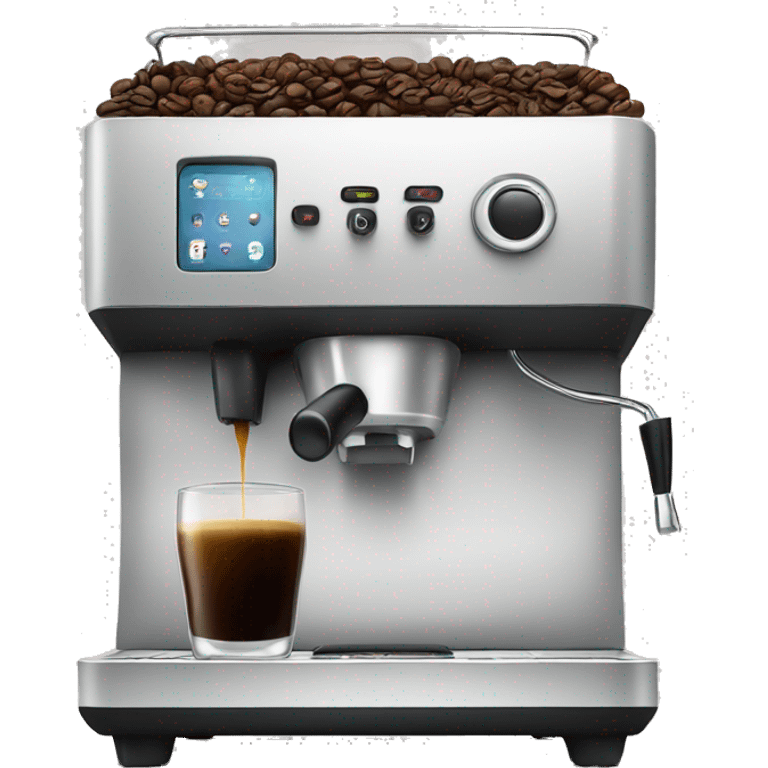 Realistic coffee machine  emoji