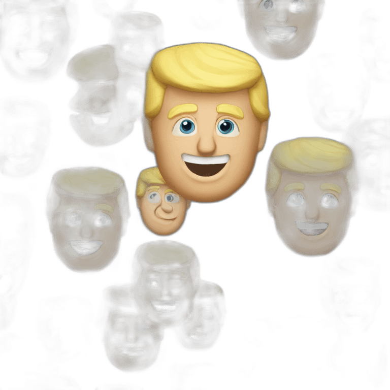 Donald trump happy emoji