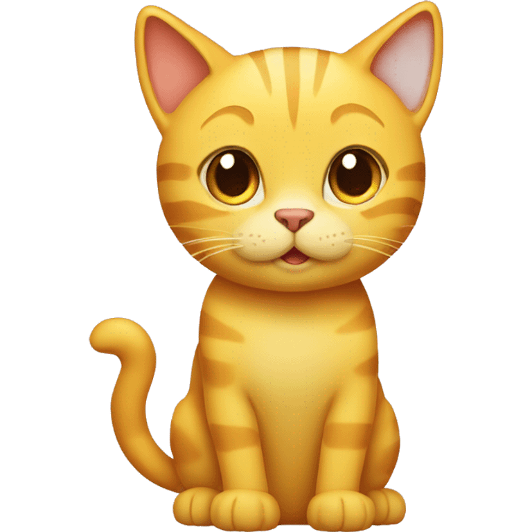 Yellow cat emoji