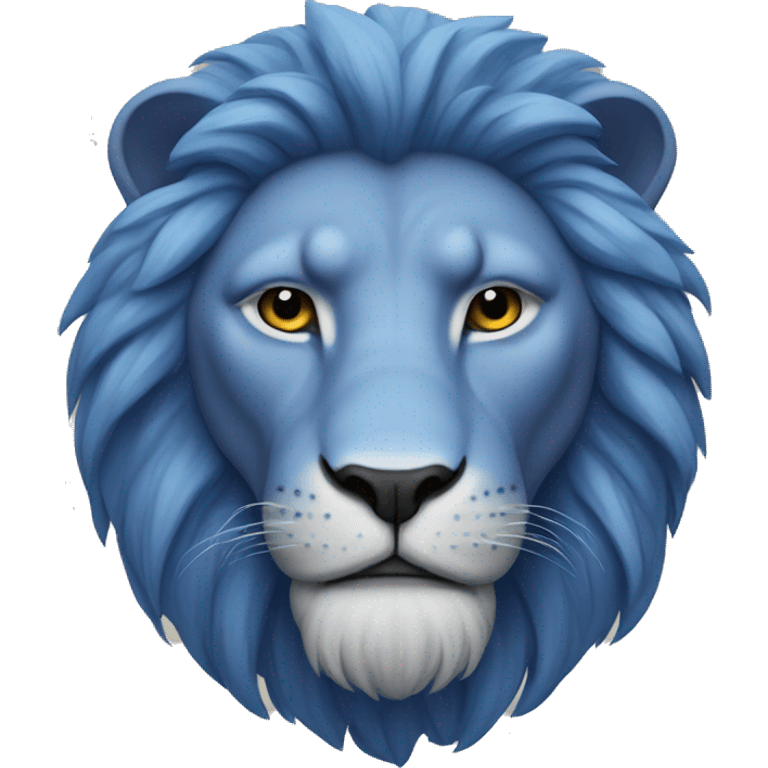 blue lion emoji