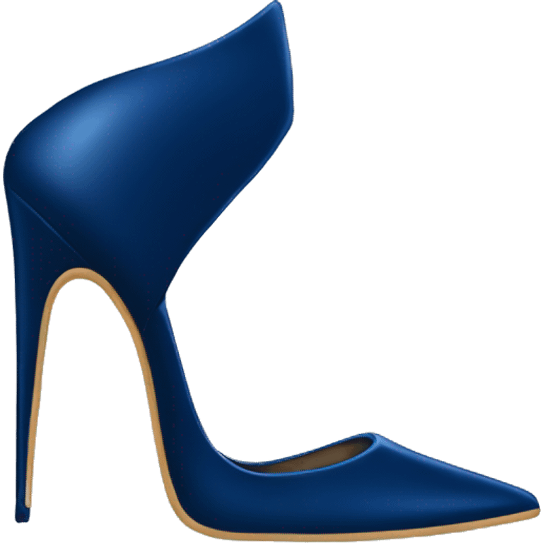 dark blue stiletto emoji