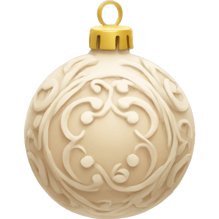 beige ornament emoji