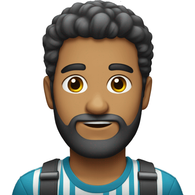 alumno con barba emoji