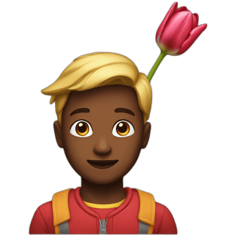 tulip boy emoji