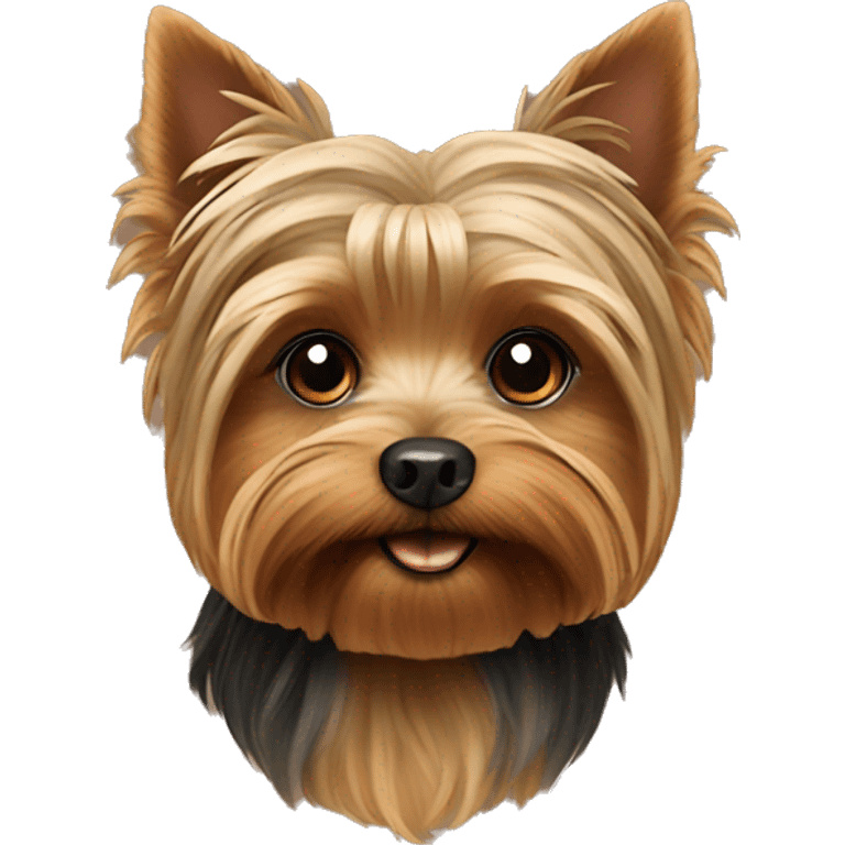 Yorkie dog emoji