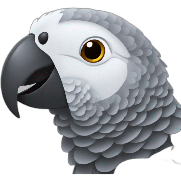 african grey emoji