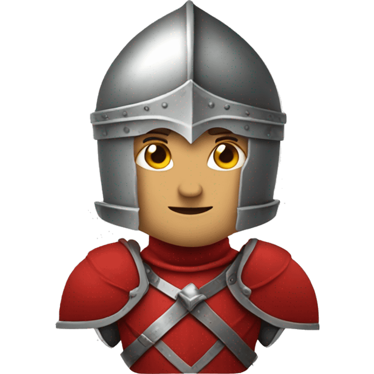 knight in red armor emoji