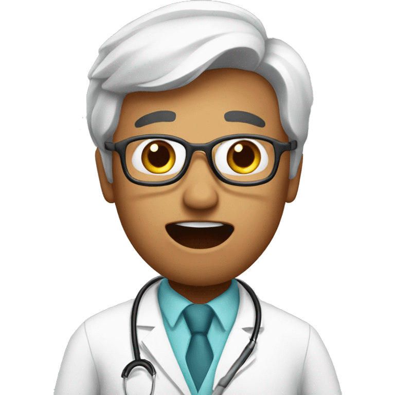 Surprised doctor  emoji