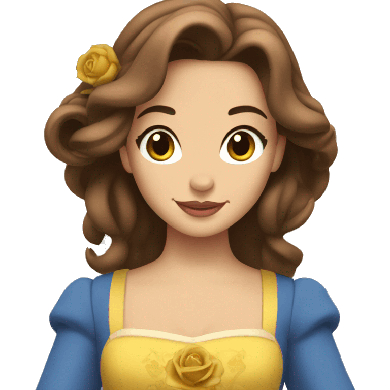 belle beauty and the beast emoji