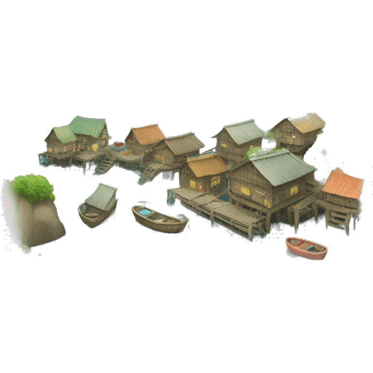  fishing village emoji